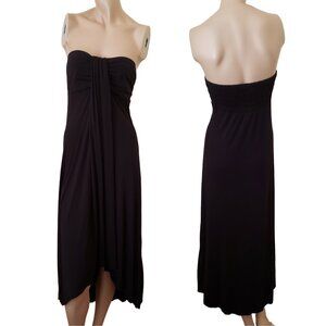 Dotti | Dresses | Dotti Black Cover Up Dress With Rouched Waist | Poshmark